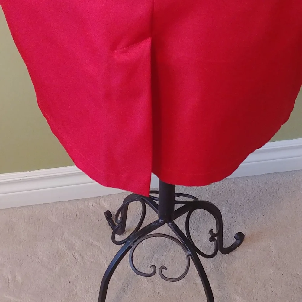 Dress, size 44, red color, 100 %viscose - Picture 5 of 9